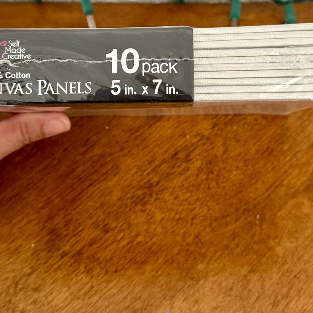White Canvas Panels 10 Pack - Picture 8 of 9